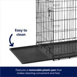 Frisco Heavy Duty Fold & Carry Single Door Collapsible Wire Dog Crate -Frisco 109783 PT3. AC SS1800 V1667229294