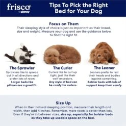 Frisco Plush Orthopedic Front Bolster Cat & Dog Bed W/Removable Cover -Frisco 144862 PT7. AC SS1800 V1668199312