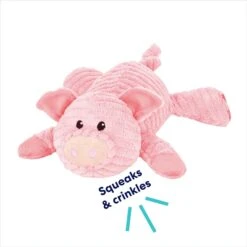 Frisco Corduroy Plush Squeaking Pig Dog Toy 8 Frisco Corduroy Plush Squeaking Pig Dog Toy -Frisco 152832 PT2. AC SS1800 V1692020044