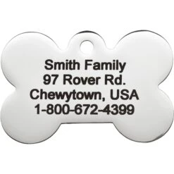 Frisco Personalized Dog ID Tag, Bone -Frisco 152994 PT3. AC SS1800 V1559856736