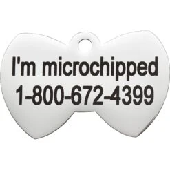 Frisco Stainless Steel Personalized Dog & Cat ID Tag, Bow Tie -Frisco 152997 PT4. AC SS1800 V1548964681