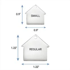 Frisco Stainless Steel Personalized Dog ID Tag, Dog House -Frisco 153000 PT6. AC SS1800 V1541090216
