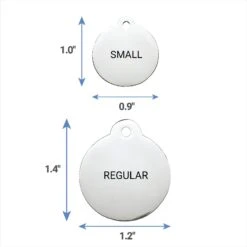 Frisco Personalized Dog & Cat Tag, Round 13 Frisco Personalized Dog & Cat Tag, Round -Frisco 153015 PT6. AC SS1800 V1541090222