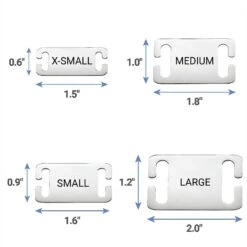 Frisco Stainless Steel Slide-On Personalized Dog & Cat Tag, Open Design 10 Frisco Stainless Steel Slide-On Personalized Dog & Cat Tag, Open Design -Frisco 153050 PT5. AC SS1800 V1644016281