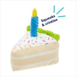 Frisco Birthday Cake Slice Plush Squeaky Dog Toy 8 Frisco Birthday Cake Slice Plush Squeaky Dog Toy -Frisco 162906 PT2. AC SS1800 V1695659151
