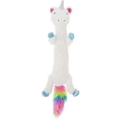 Front Page 53 Frisco Unicorn Skinny Plush Squeaky Dog Toy