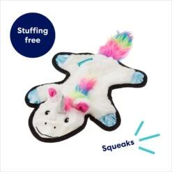 Frisco Unicorn Stuffing-Free Flat Plush Squeaky Dog Toy 8 Frisco Unicorn Stuffing-Free Flat Plush Squeaky Dog Toy -Frisco 174737 PT2. AC SS1800 V1695670697