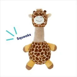 Frisco Giraffe Bobberz Plush Squeaky Dog Toy -Frisco 174739 PT2. AC SS1800 V1695748840