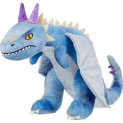 Frisco Mythical Mates Bluefoot The Blue Dragon Plush Squeaky Dog Toy