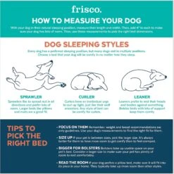 Frisco Orthopedic Rectangular Bolster Cat & Dog Bed W/Removable Cover -Frisco 210226 PT3. AC SS1800 V1633991559