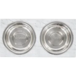 Frisco Marble Print Stainless Steel Double Elevated Dog Bowl 9 Frisco Marble Print Stainless Steel Double Elevated Dog Bowl -Frisco 216017 PT3. AC SS1800 V1591020397