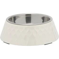 Frisco Hammered Melamine Stainless Steel Dog Bowl