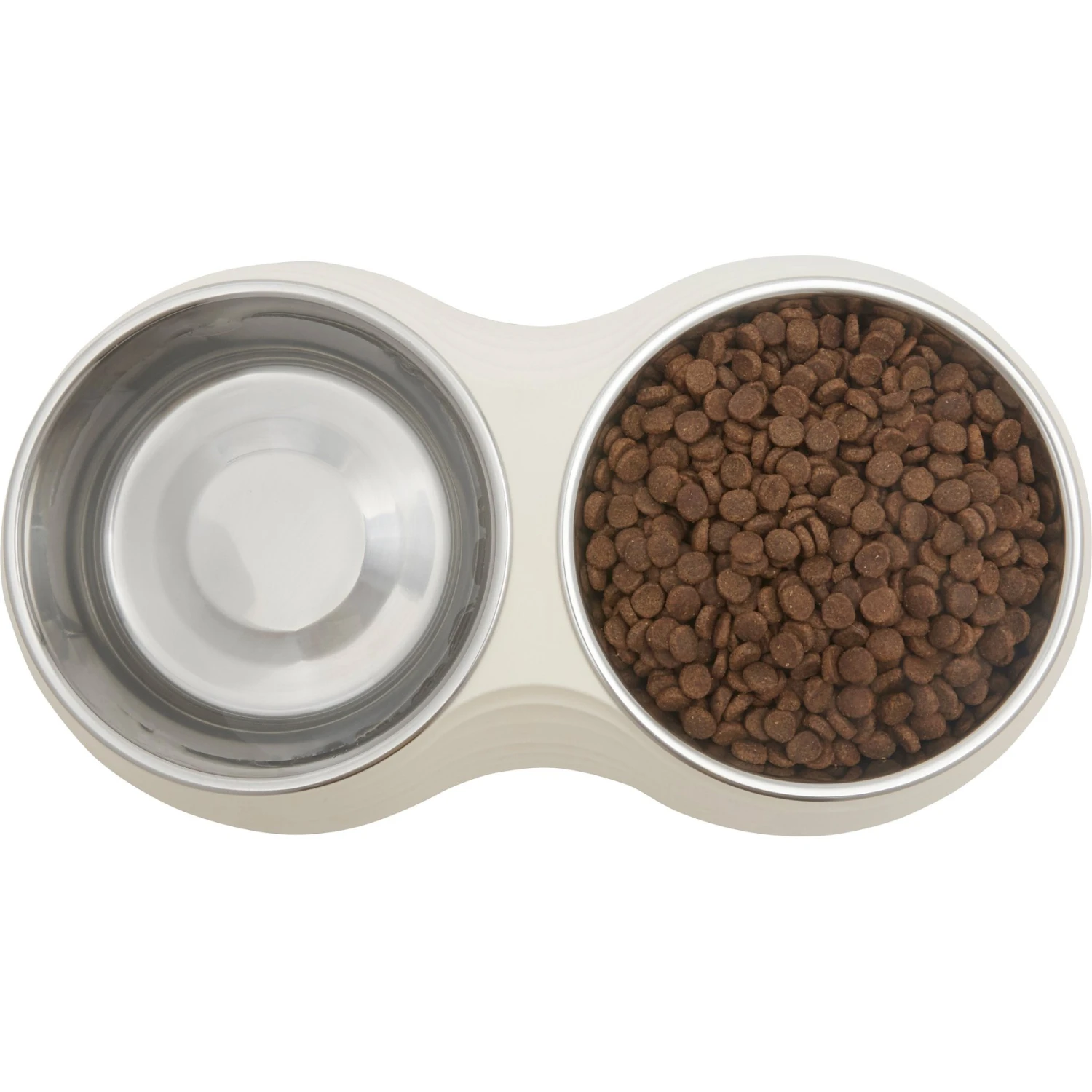 Frisco Stainless Steel Double Dog Bowls With Melamine Stand 3 Frisco Stainless Steel Double Dog Bowls With Melamine Stand - Image 3