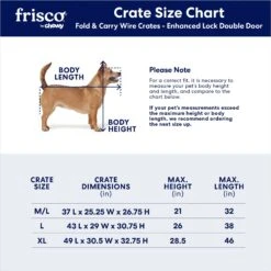 Frisco Heavy Duty Enhanced Lock Double Door Fold & Carry Wire Dog Crate & Mat Kit 10 Frisco Heavy Duty Enhanced Lock Double Door Fold & Carry Wire Dog Crate & Mat Kit -Frisco 233736 PT2. AC SS1800 V1667228087