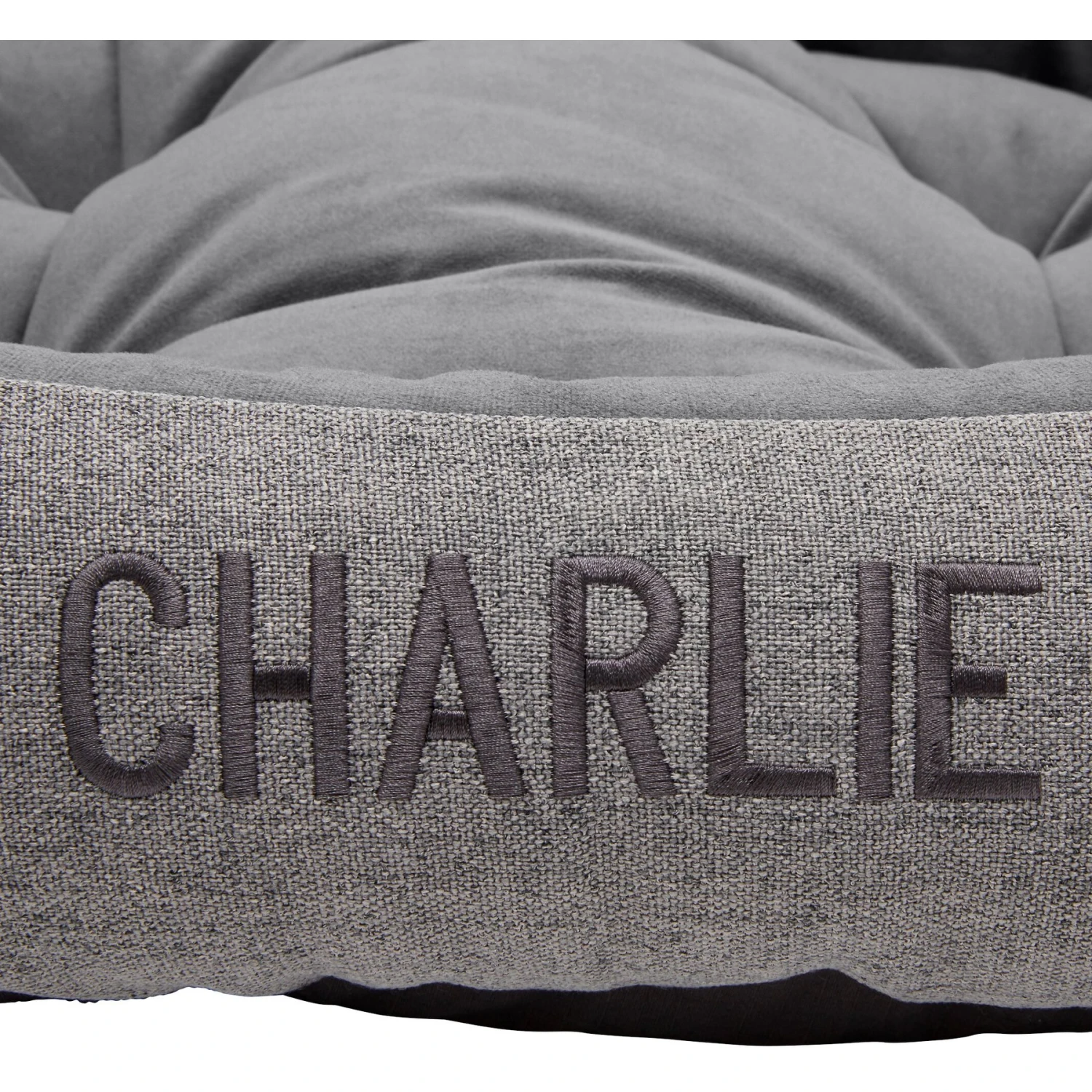 Frisco Rectangular Personalized Bolster Dog Bed W/Removable Cover 4 Frisco Rectangular Personalized Bolster Dog Bed W/Removable Cover - Image 4