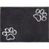 Frisco Microfiber Chenille Paw Print Doormat
