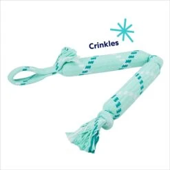 Frisco Double Fun Rope Crinkle Fetch Dog Toy -Frisco 242137 PT2. AC SS1800 V1695748414