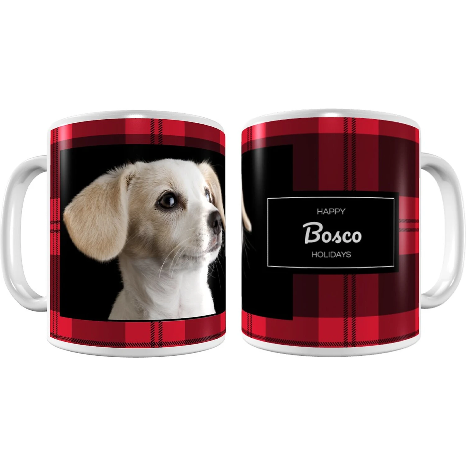 Frisco Plaid Personalized Coffee Mug 1 Frisco Plaid Personalized Coffee Mug