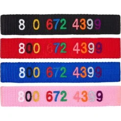Frisco Solid Nylon Personalized Martingale Dog Collar -Frisco 249561 PT2. AC SS1800 V1603470711