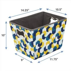 Frisco Rectangle Collapsible Pet Toy Storage Bin, Yellow Geometric 8 Frisco Rectangle Collapsible Pet Toy Storage Bin, Yellow Geometric -Frisco 250578 PT2. AC SS1800 V1613774487