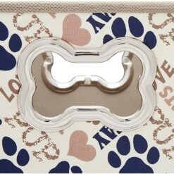 Frisco Rectangle Collapsible Pet Toy Storage Bin, Tan Novelty Paws -Frisco 250581 PT4. AC SS1800 V1613773895