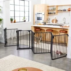 Front Page 31 Frisco Steel 8-Panel Configurable Dog Gate & Playpen