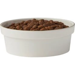 Frisco Gold Trim Melamine Dog & Cat Bowl -Frisco 253062 PT3. AC SS1800 V1616595685