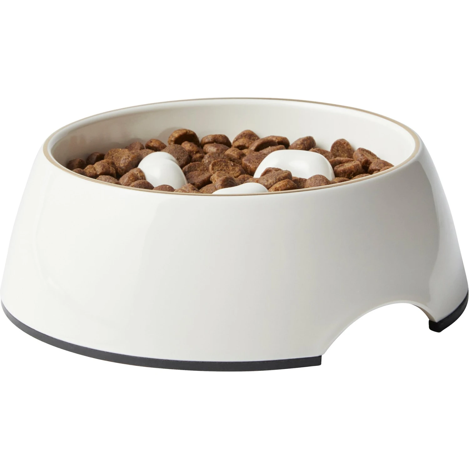 Frisco Melamine Slow Feed Dog & Cat Bowl With Gold Trim 4 Frisco Melamine Slow Feed Dog & Cat Bowl With Gold Trim - Image 4