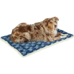 Frisco Plush Tri-fold Arrow Print Dog Crate Mat -Frisco 255998 PT2. AC SS1800 V1616092392