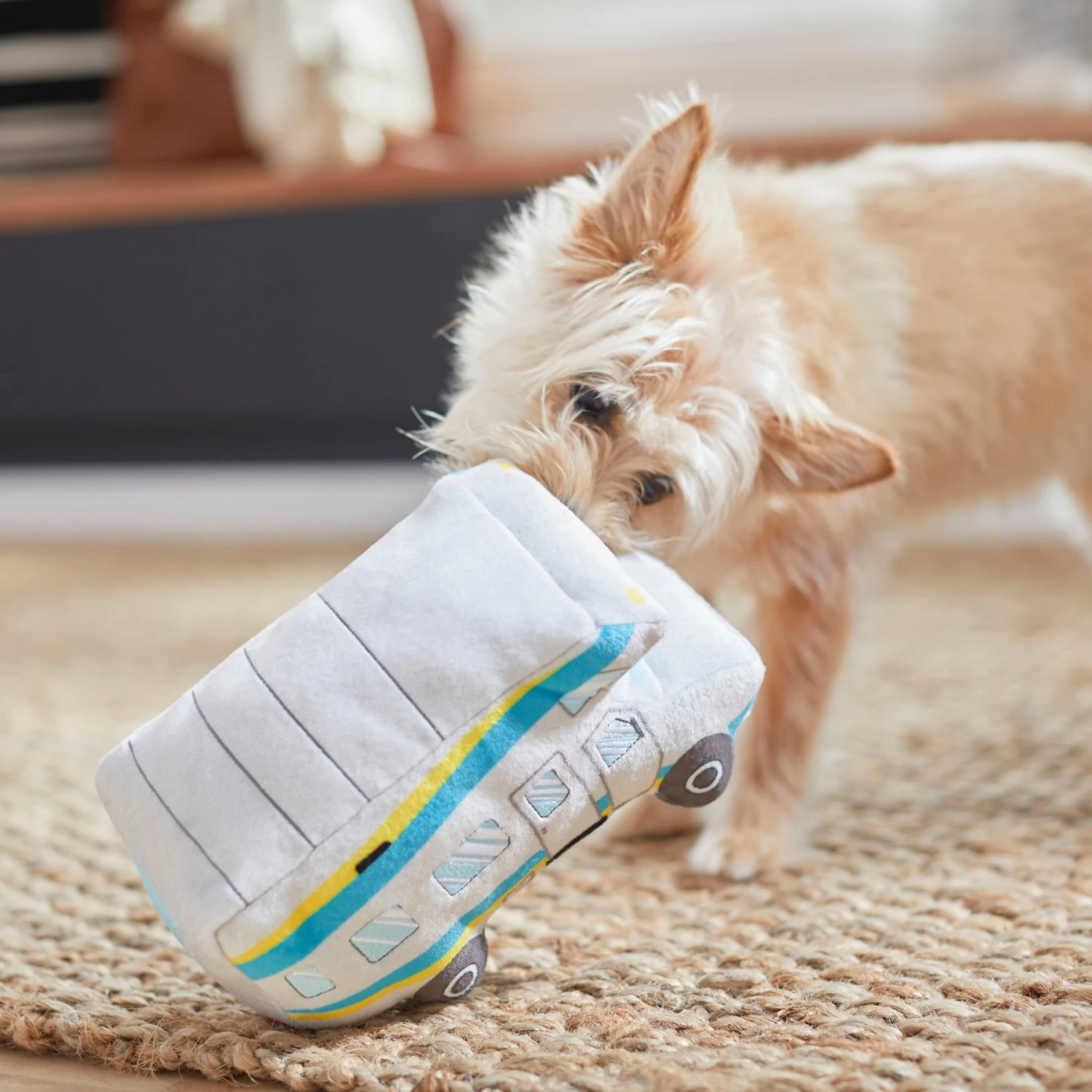 Frisco Road Trip Camper Van Plush Squeaky Dog Toy 4 Frisco Road Trip Camper Van Plush Squeaky Dog Toy - Image 4