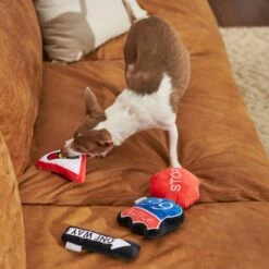 Frisco Road Trip Traffic Signs Plush Squeaky Dog Toy, 4 Count 5 Frisco Road Trip Traffic Signs Plush Squeaky Dog Toy, 4 Count -Frisco 262016 PT3. AC SS1800 V1618598528