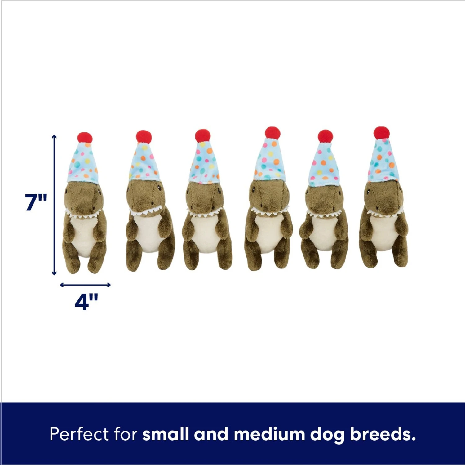 Frisco Birthday Volcano & Dinosaurs Hide & Seek Puzzle Plush Squeaky Dog Toy 3 Frisco Birthday Volcano & Dinosaurs Hide & Seek Puzzle Plush Squeaky Dog Toy - Image 3