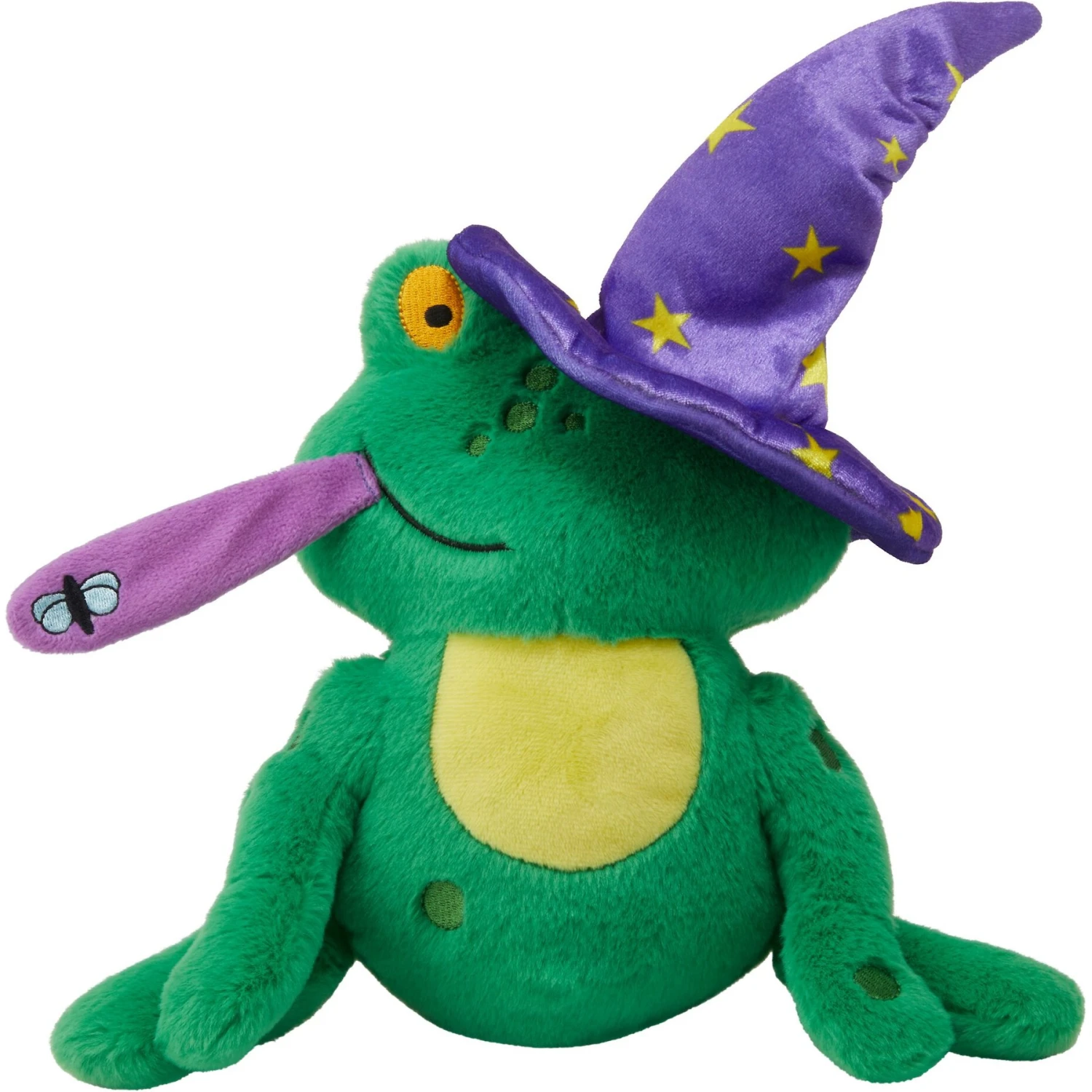 Frisco Magic Wizard Frog Plush Squeaky Dog Toy 1 Frisco Magic Wizard Frog Plush Squeaky Dog Toy