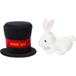 Frisco Magic Rabbit In A Hat 2-in-1 Plush Squeaky Dog Toy -Frisco 265616 PT2. AC SS1800 V1623117772