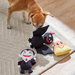 Frisco Halloween Haunted Friends Plush Squeaky Dog Toy -Frisco 270363 PT3. AC SS1800 V1624816992