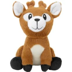 Frisco Camping Deer Plush Squeaky Dog Toy