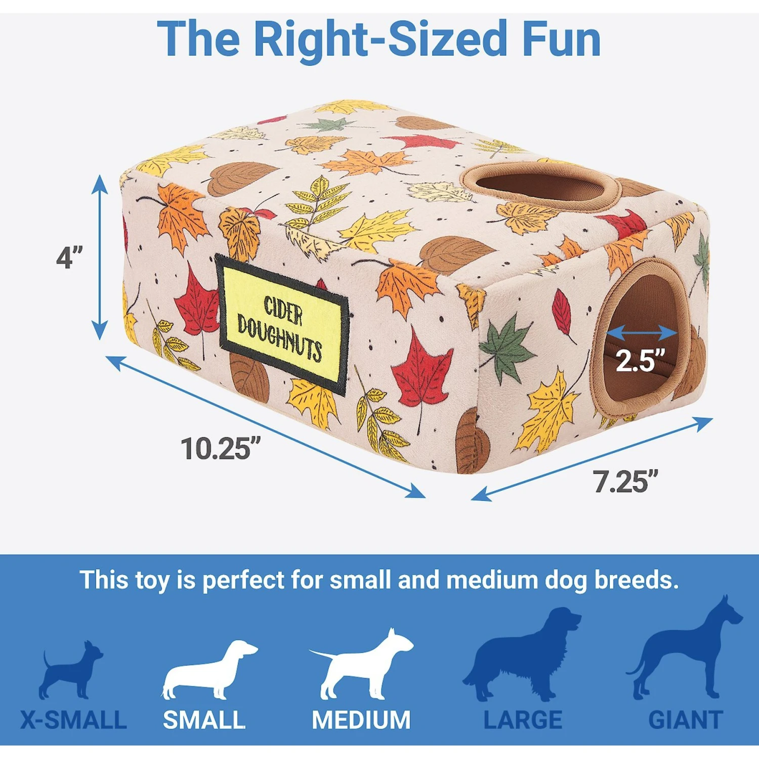 Frisco Fall Box Of Donuts Hide & Seek Puzzle Plush Squeaky Dog Toy 2 Frisco Fall Box Of Donuts Hide & Seek Puzzle Plush Squeaky Dog Toy - Image 2