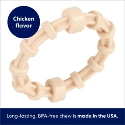 Frisco Ring Tough Nylon Chew Dog Toy, Chicken Flavor 8 Frisco Ring Tough Nylon Chew Dog Toy, Chicken Flavor -Frisco 290533 PT2. AC SS1800 V1695760929