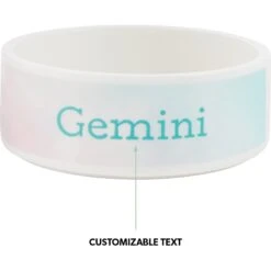 Frisco Watercolors Ceramic Personalized Dog Bowl -Frisco 296664 PT6. AC SS1800 V1625860864