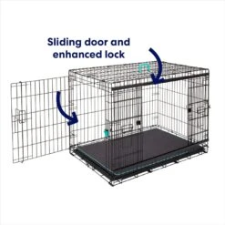 Frisco Heavy Duty Enhanced Lock Sliding Double Door Fold & Carry Wire Dog Crate & Mat Kit 10 Frisco Heavy Duty Enhanced Lock Sliding Double Door Fold & Carry Wire Dog Crate & Mat Kit -Frisco 297461 PT3. AC SS1800 V1633114897