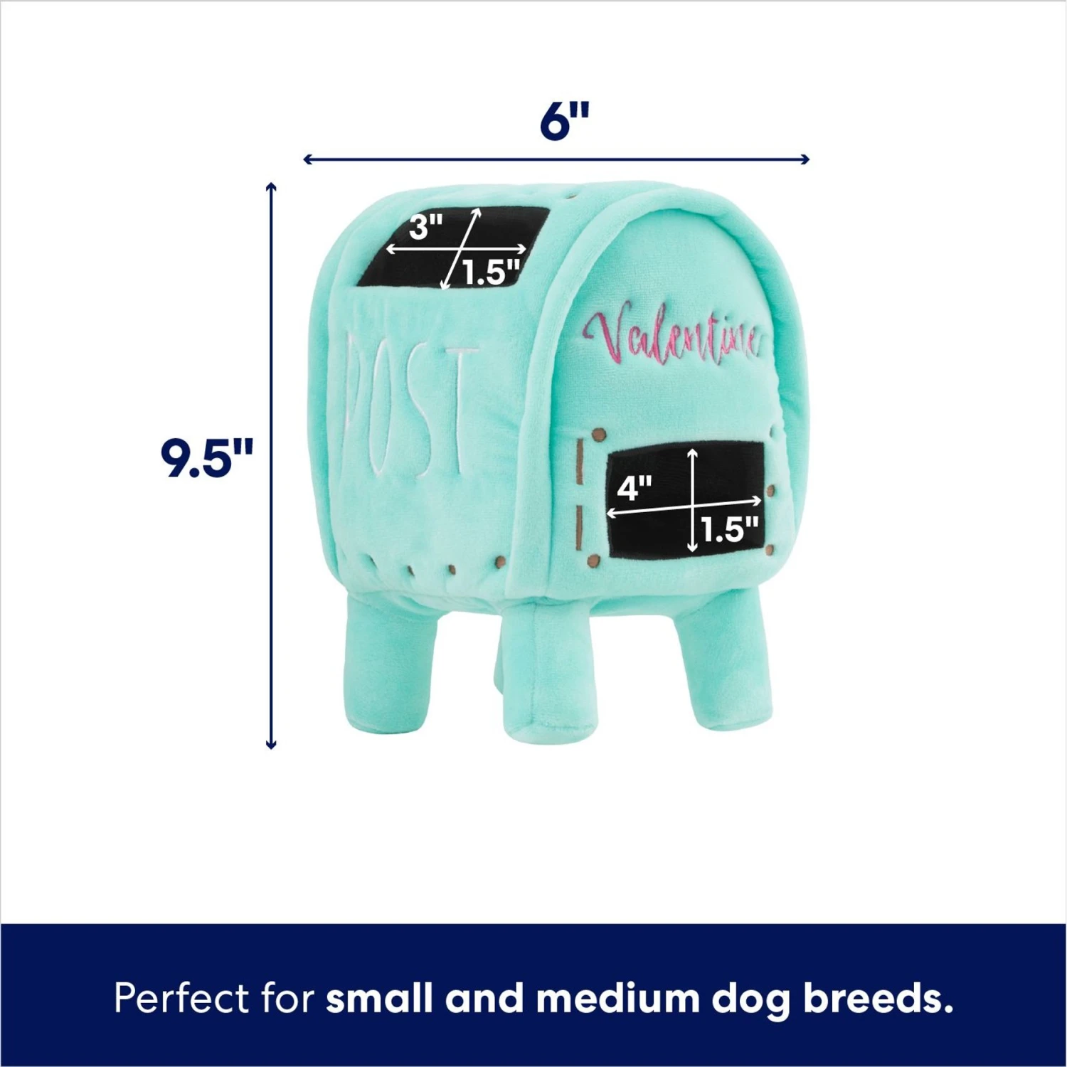 Frisco Valentine Love Letters Hide & Seek Puzzle Plush Squeaky Dog Toy 2 Frisco Valentine Love Letters Hide & Seek Puzzle Plush Squeaky Dog Toy - Image 2