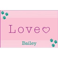 Frisco Love Cutout Personalized Dog & Cat Placemat 6 Frisco Love Cutout Personalized Dog & Cat Placemat -Frisco 299558 PT2. AC SS1800 V1636048343
