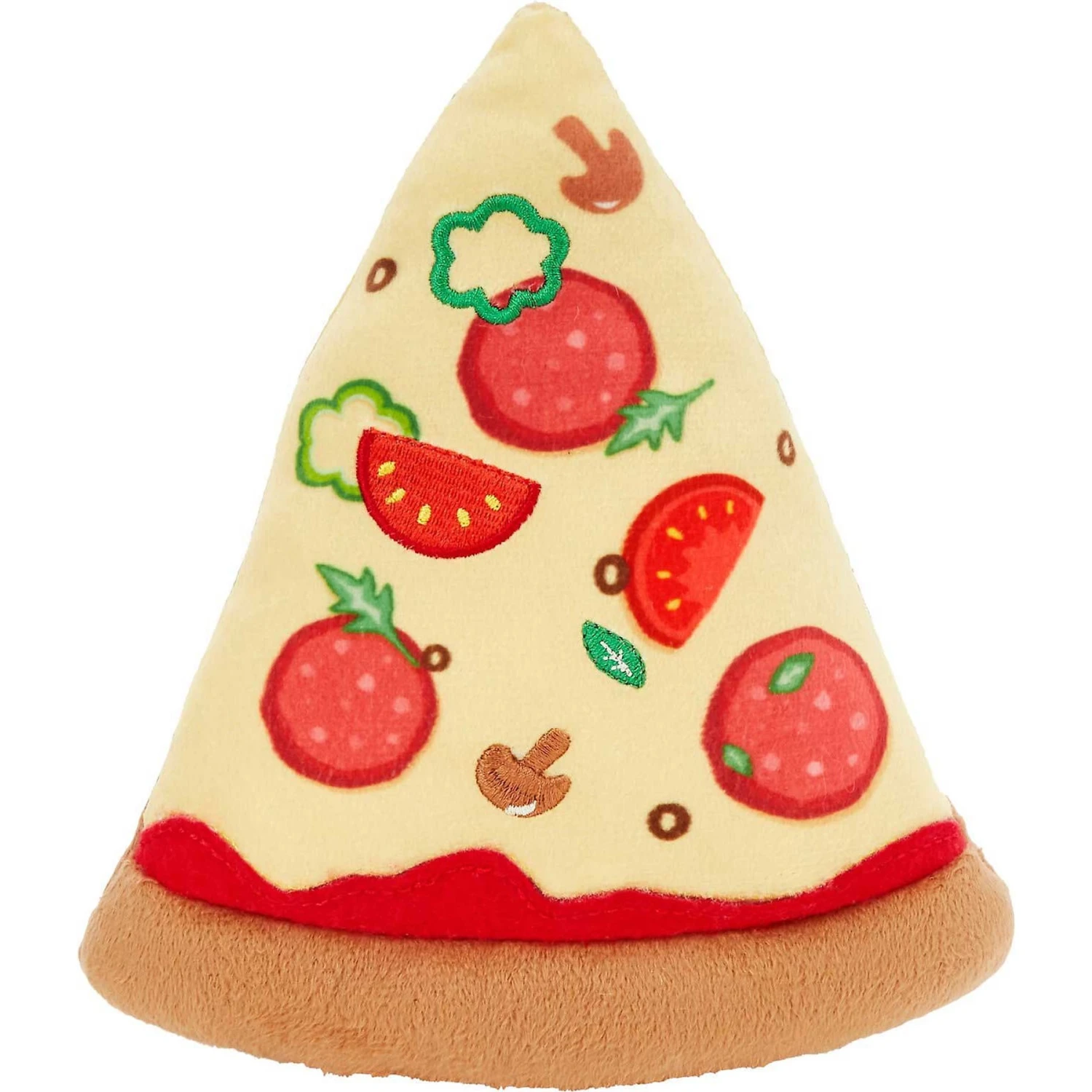 Frisco Pizza Slice Plush Squeaky Dog Toy & Frisco Taco Plush Squeaky Dog Toy 2 Frisco Pizza Slice Plush Squeaky Dog Toy & Frisco Taco Plush Squeaky Dog Toy - Image 2