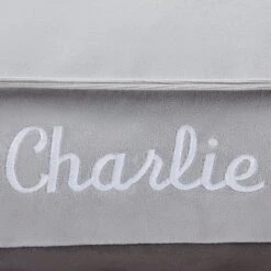 Frisco Personalized Silver Bolstered Bed With Silver Check Bolster, X-Large 6 Frisco Personalized Silver Bolstered Bed With Silver Check Bolster, X-Large -Frisco 311772 PT3. AC SS1800 V1630594010