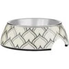 Frisco Moroccan Design Stainless Steel Dog & Cat Bowl