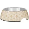 Frisco Circle Design Stainless Steel Dog & Cat Bowl