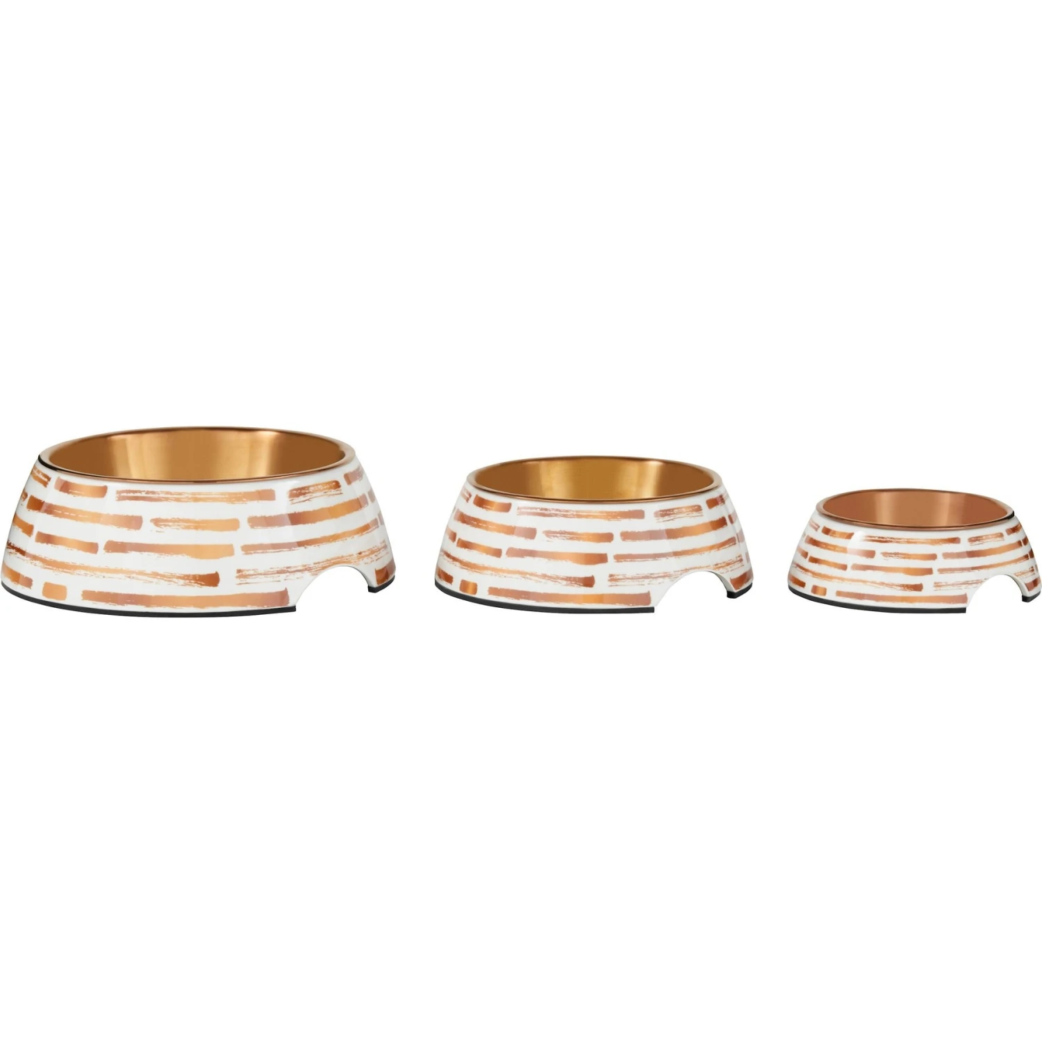 Frisco Copper Print Design Stainless Steel Dog & Cat Bowl 6 Frisco Copper Print Design Stainless Steel Dog & Cat Bowl - Image 6