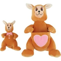 Frisco Valentine Kangaroo & Joey Plush Squeaky Dog Toy 7 Frisco Valentine Kangaroo & Joey Plush Squeaky Dog Toy -Frisco 312899 PT2. AC SS1800 V1641836533