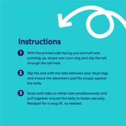 Frisco Washable Female Diaper -Frisco 315702 PT4. AC SS1800 V1699297906