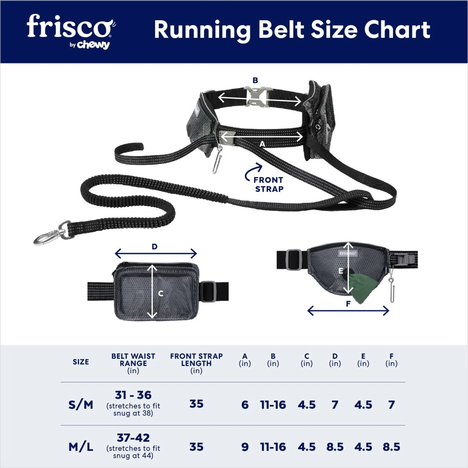 Frisco Outdoor Running Belt With Bungee Dog Leash 2 Frisco Outdoor Running Belt With Bungee Dog Leash - Image 2
